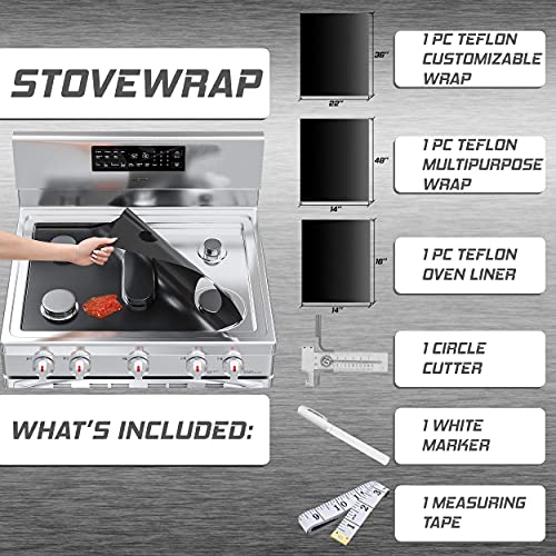 Stove Wrap Do It Yourself Stove Top Protector Splatter Guard Value Pack
