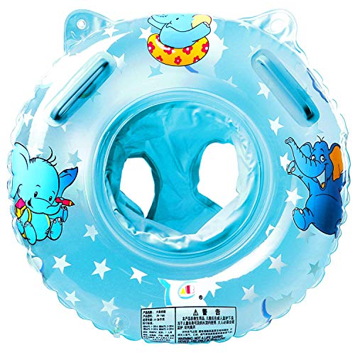 StillCool Baby Swimming Float, Inflatable Swimming Ring with Float Seat for 6 Months-6 Years Children(New Blue)