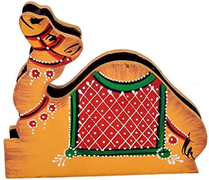 Eurasia Tissue Box Cover Dispenser with Decorative Carving Camel Shape, Tissue Holder, Carving Tissue Holder