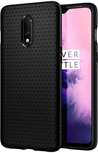 Spigen Liquid Air Back Cover Case Designed for OnePlus 7 - Matte Black