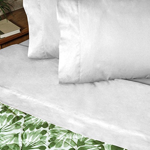 Short Queen Sheet Set 60x75 Camper/RV 100% Cotton Color: White
