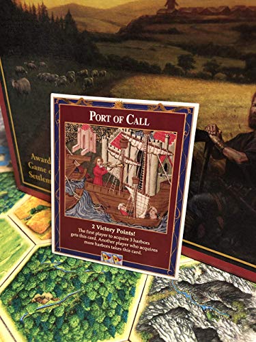 Port of Call Game Bonus Card - Unofficial Settlers of Catan Expansion