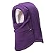 REDESS Winter Windproof Hat, Unisex Children Heavyweight Balaclava, Ski Mask with Thick Warm Fleece Face Cover Purple