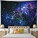Leofanger Galaxy Tapestry Universe Starry Sky Tapestry Wall Hanging Milky Way Space Tapestry Psychedelic Tapestry Nebula Headboard Bedspread Tapestry for Bedroom Living Room(W78.7 × H59.1)