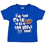 Duke Blue Devils Fans. I'm Too Cute.. Onesie (NB-18M) and Toddler Tee (2T-4T)
