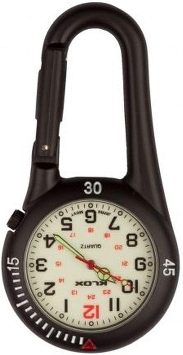 Taschenuhr Mit Karabinerhaken - Outdoor Uhr Mit Kompass