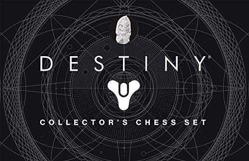 Destiny Chess Set | Destiny 2 Video Game Chess Game | 32 Custom Sculpt Collectable Figure Chess Pieces and Custom Chess Board