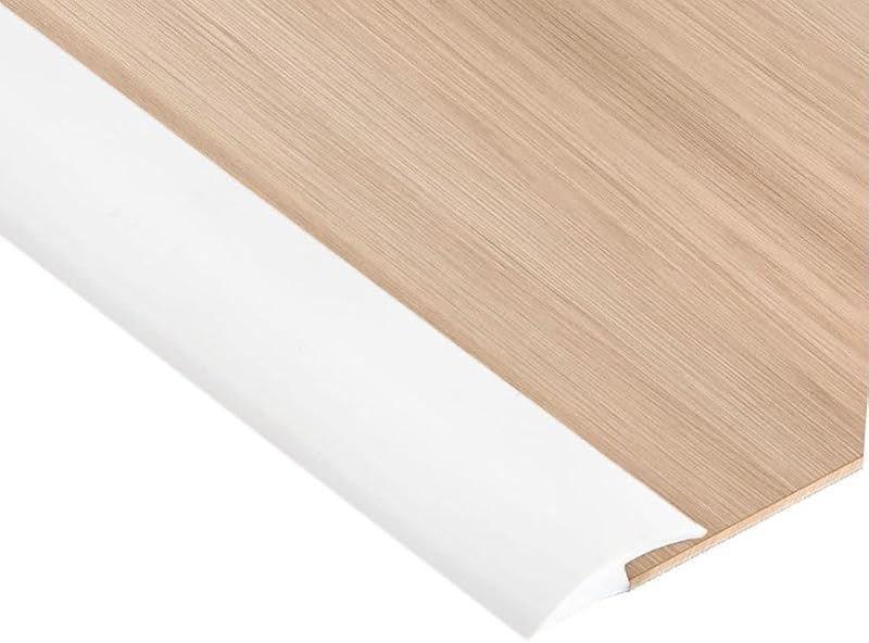 Zayejod 2M White Carpet Edge Strip Self Adhesive PVC Laminate Floor Threshold