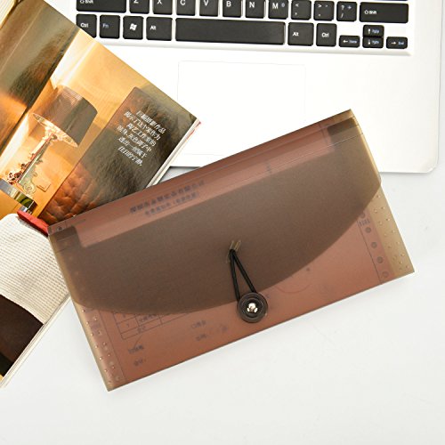 13 Pocket Expanding Check Bill File Folder Accordion File Folder for Coupons Receipts Invoices Checks