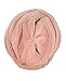 NYFASHION101 Oversized Baggy Slouchy Thick Winter Beanie Hat, Indie Pink