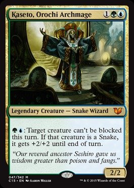 Magic: the Gathering - Kaseto, Orochi Archmage (047/342) - Commander 2015