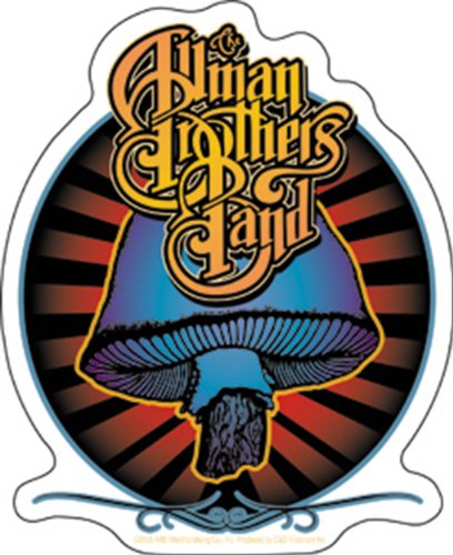 Licenses Products Allman Brothers Radiant Shroom Sticker