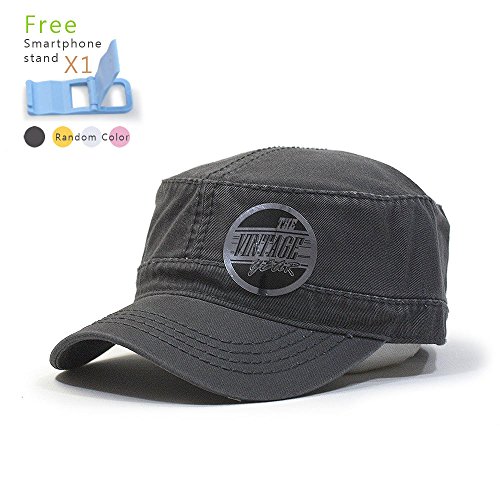 Washed cadet cotton twill adjustable military radar caps (various…