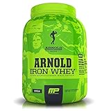 Arnold Schwarzenegger Series Arnold Iron Whey Supplements, Strawberry Banana, 2 Pound