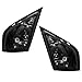 Driver and Passenger Manual Remote Side View Mirrors Compatible with 07-12 Sentra 96302-ET00E 96301-ET00E