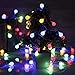 Colored Led Globe String Lights - 100 Mini LED Christmas Lights 8 Modes Remote Control Waterproof Plug in For Indoor Outdoor Home Garden Patio Party Holiday Decoration (44Ft )