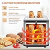 Toaster 2 Slice Wide Slots 815 W, Polished Stainless Steel Housing, 6 Browning Settings, High Lift Feature, Defrost Cancel and Reheat Functions, Slide Out Crumb Tray