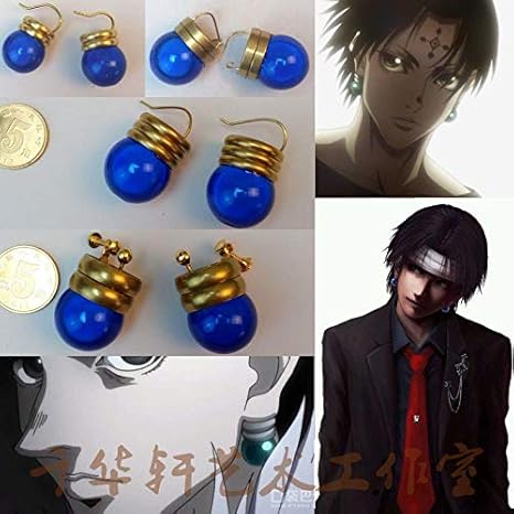 Amazon Co Jp ニューハンターxハンタークロロrushirufuruイヤリング1ペアイヤホックイヤークリップコスプレップ贈り物 ホビー Amazon Co Jp ニューハンターxハンタークロロrushirufuruイヤリング1ペアイヤホックイヤークリップコスプレップ贈り物 ホビー