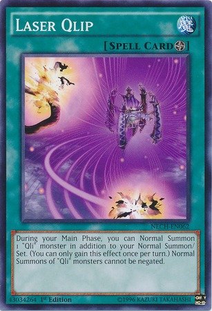 Yu-Gi-Oh! - Laser Qlip (NECH-EN062) - The New Challengers - 1st Edition - Common