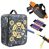 CLEARANCE SALE!!! Target Pouch Storage Carry Equipment Bag with Kids Tactical Waist Bag and Dart Wrister Kit for Nerf N-strike Elite / Mega / Rival Series