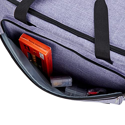 HOMEST Sewing and Embroidery Machine Carrying Case, Universal Tote Bag with Shoulder Strap for