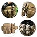 MILITARY UNIFORMS Outdoor Gear Mesh Flask Bag Drawstring Water Bottle Pouch Molle Water Bottle Attachment ACU CP Camouflage Tactical Hiking Camping 1000D Nylon Anti-Tear Oxford Cloth (Gray)