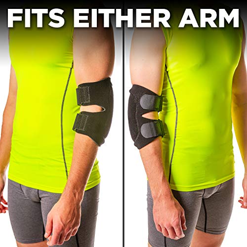 BraceAbility Bursitis Elbow Pad Brace Compression Arm Sleeve Wrap
