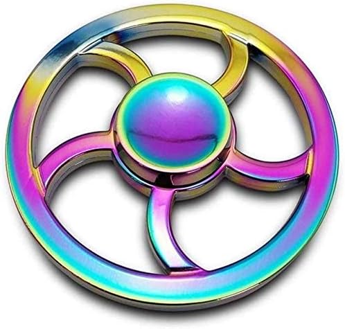 ハンドスピナー ストレス解消のための指先ジャイロ ホイール指先ジャイロスピナーアンチストレスハンドスピナー Color Colorful