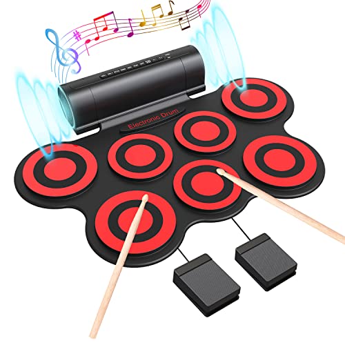 Electronic Drum Set Digital Drum Practice Pads Tabletop Drums Kit