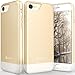 Vena iPhone SE 2020 / iPhone 8 7 Case, iSlide (Two-Tone, Dock-Friendly) Slim Fit Hard Case Cover Compatible with Apple iPhone SE2 8 7 (4.7-inch) - Champagne Gold/White