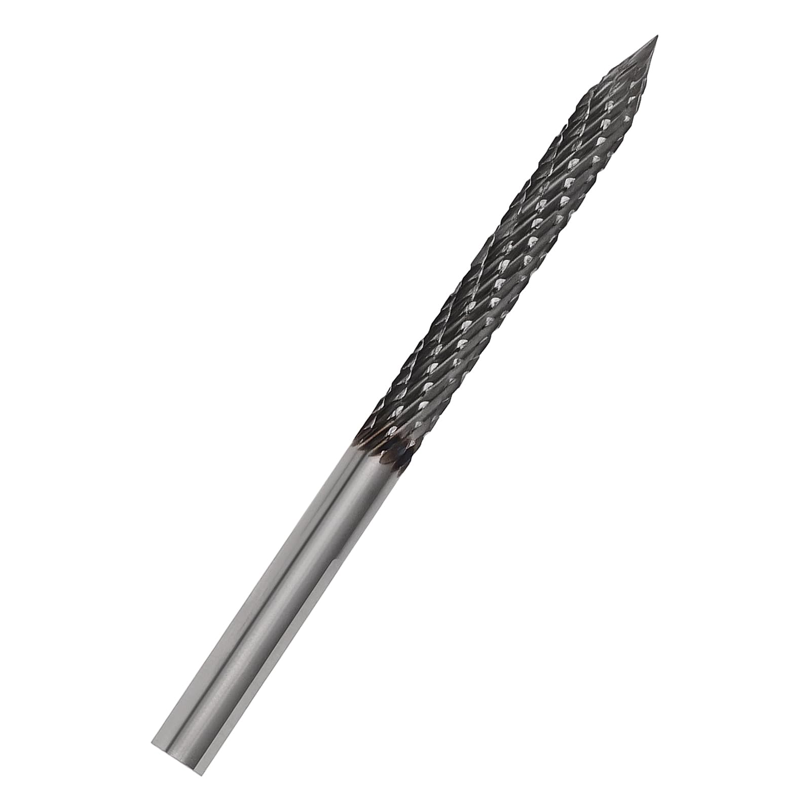 Be In Your Mind Milling Cutter 6MM x 88MM Tungsten Steel Tyre Repair Carbide Burr Hard Metal Burr Tire Drill Carbide Rotary Head for Pneumatic Drill