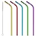 Yookeehome Bent Wide Smoothie Straws, 10.5
