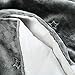 Interlink-UK 37Inch Silver Christmas Tree Skirt Luxury Faux Fur with Snow Xmas Tree Skirt Wonderful Time for Christmas Home Decorations