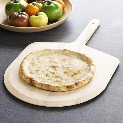 Kitchen Supply Basswood Pizza Peel with Curved End