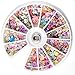 GREAT MIXED DIY SIZE GLITTER RHINESTONES CHARM 3D NAIL ART DECOR ACCESSORIES (multi color 06)