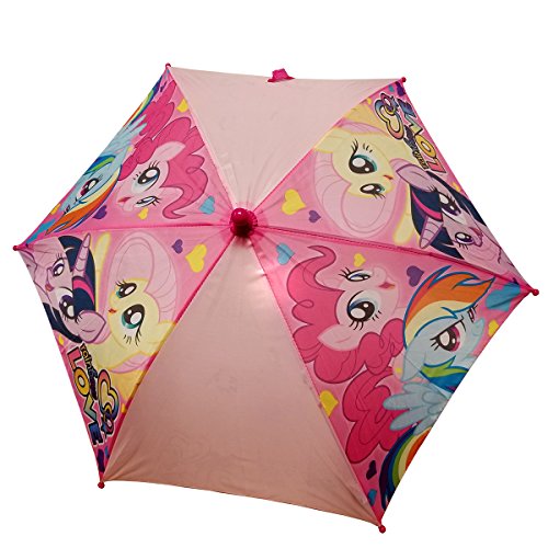 My Little Pony Heart Handle Pink Umbrella, Multi-Color, One Size