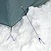 Tent Tools Sand & Snow Anchors - Secures Tents, Tarps, or Survival Structures - With Metal 