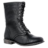 Madden Girl by Steve Madden Women's 'Gomby' Lace Up Zip Boots