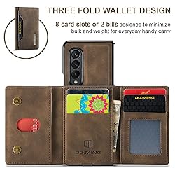 Wallet Case for Samsung Galaxy Z Fold3, DG.MING