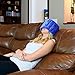 Huggaroo Ice Comfort | Cold Compress for Migraine Relief – Stocking Stuffer – Super Soft and Plush Shoulder and Neck Ice Pack Head Wrap - 9 Individual Ice Pack Compartments for Cold Therapy