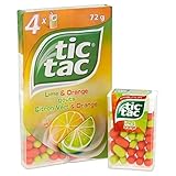 Tic Tac Lime & Orange 4 x 18g