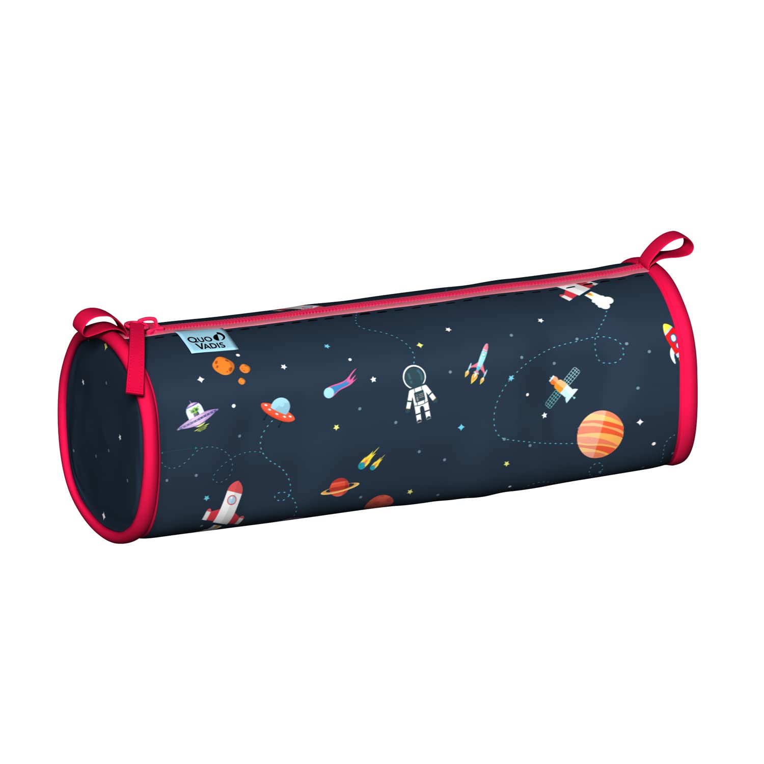Quo Vadis Vadis Cosmos FOURRE-Tout Rond 8x23x8cm Pencil Cases, 33 cm, Blue (Espace)