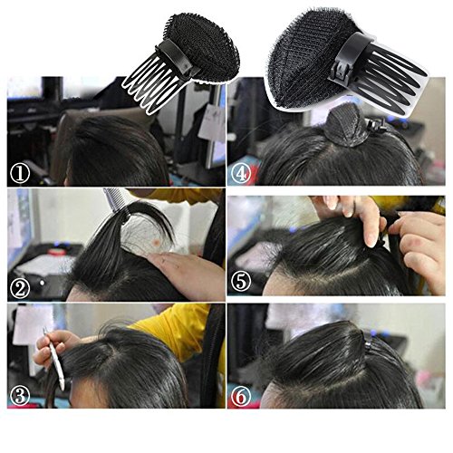 Insert comb Front Hair Bangs Bumpit Bump Up Volumn Increase Styling Pin