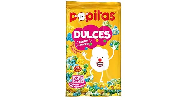 Popitas Dulces Color Sorpresa - 100 gr , Pack de 6: Amazon.es ...