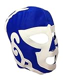 Huracan Ramirez Youth Lucha Libre Wrestling Mask - Kids Costume Wear - Blue