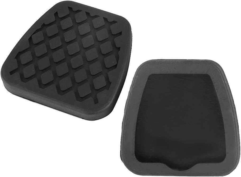 Akozon Pedal Cover 2pcs Brake Clutch Pedal Pad Rubber Cover for Honda Acura Interior Accessories