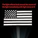 Reflective Full Color & Subdued American Flag Stickers 2 Pairs Bundle 3