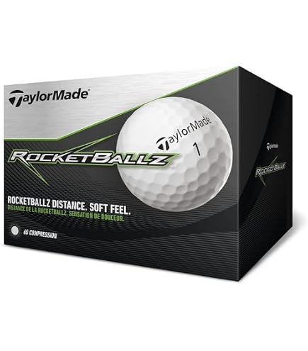 Amazon.com : TaylorMade Golf ROCKETBALLZ Golf Ball 36 BP White