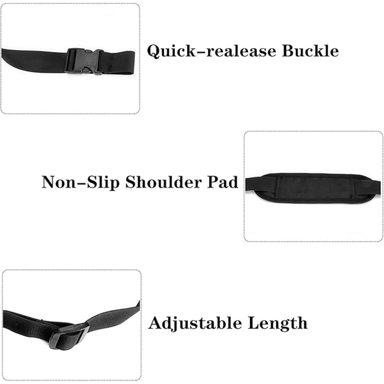 2 Pack Scooter Strap，Adjustable Kick Scooter Straps and Extra-Thick Anti-Slip Shoulder, Kick Scooter Carrying Strap for Beach Chair, Balance Bikes,Kids Bike,Foldable Bikes,Ski Board
