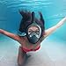 Full Face Snorkel Mask Set for Adults and Children, Easybreath Snorkeling Gear with 180 Sea View with Universal Waterproof Case, Camera Mount and Anti-Fog Spray